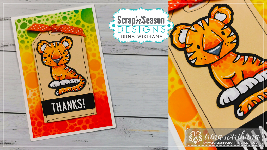 Tiger Thanks Card