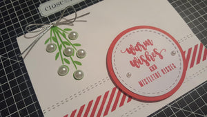 Mistletoe Wishes Card