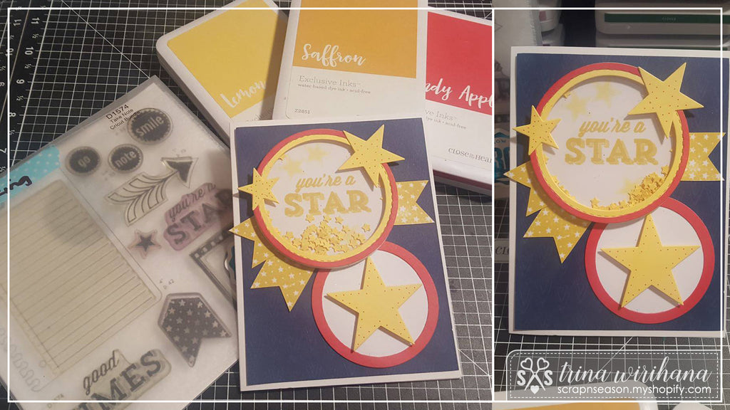 Star Shaker Window Card