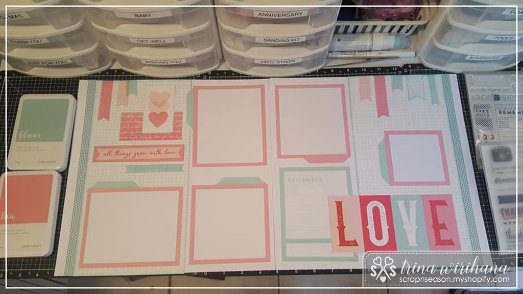 Heart Happy - LOVE Layout