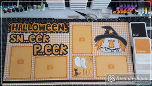 Sneek Peek Halloween Layout