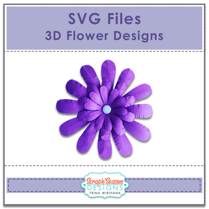 SVG Files - 3D Flower Designs