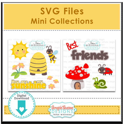 Digital Library - SVG Files - Mini Collections, Titles & Images