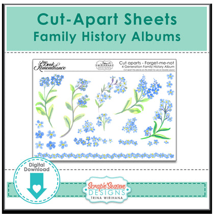 Digital Library - Cut-Apart Sheets - Family Albums