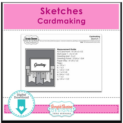 Digital Library - Sketches - Cardmaking Layouts