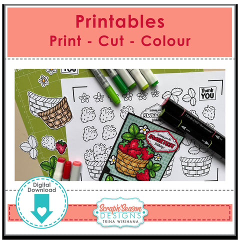 Digital Library - Printables - Print, Cut, Colour