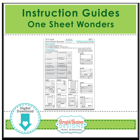 Digital Library - Instruction Guides - One Sheet Wonders