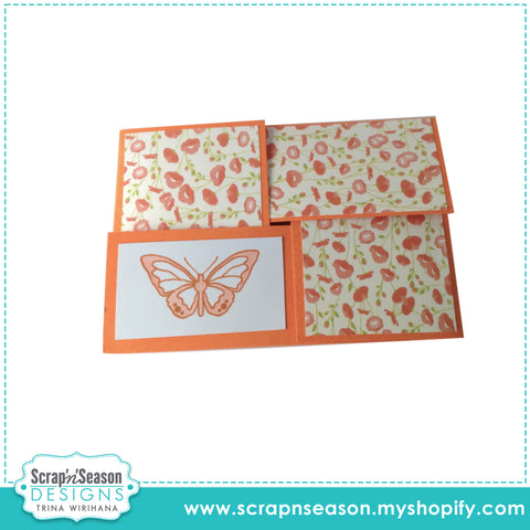 DL - 075. Four Fold Overlap Card