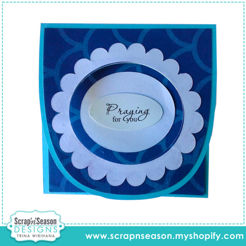 DL - 132. Round Flap - Window Card