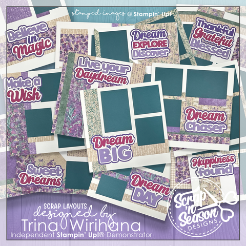 DL SVG File - 'Lavender Dreams' Titles