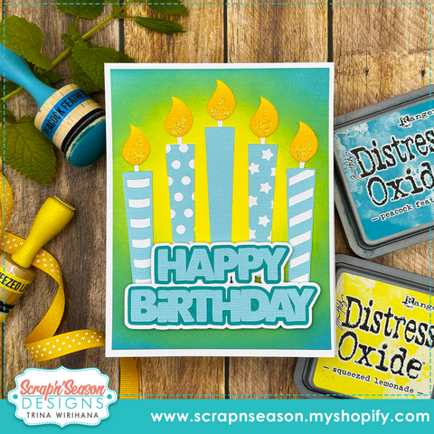 DL - SVG Mini Collection - Birthday Candles