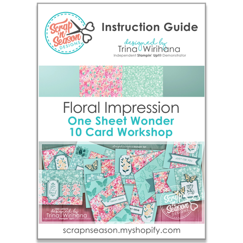 DL Floral Impression 10 Card Workshop