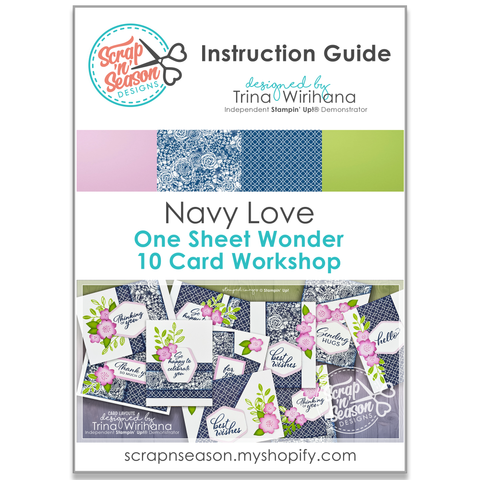 DL Navy Love 10 Card Workshop