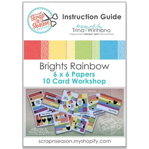 Brights Rainbow 10 Card Workshop