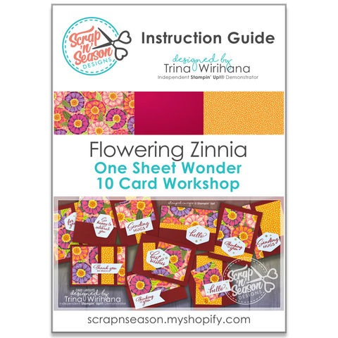DL Flowering Zinnia 10 Card Workshop