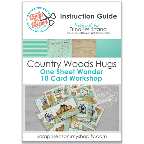 Country Woods Hugs 10 Card Workshop