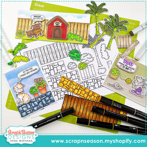 DL - Print, Cut, and Colour - Background Basics A