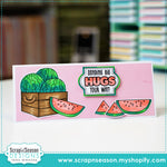 Print, Cut, and Colour - Watermelon Crate