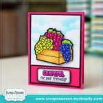 Print, Cut, and Colour - Grapes Crate