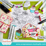 Print, Cut, and Colour - Cupcake Maker