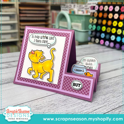 DL - 001. Triple Side Step Card