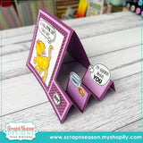 Fancy Fold 1 - Triple Side Step Card Instructions