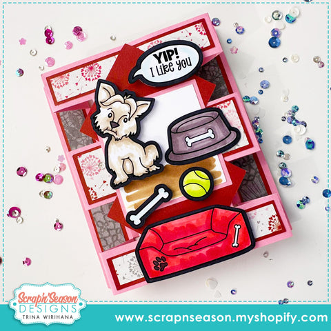 DL - 158. Folded Tower Card