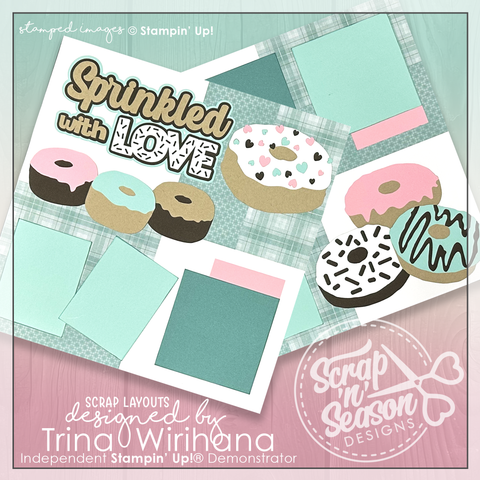 SVG File - 'Sprinkled with Love' Titles