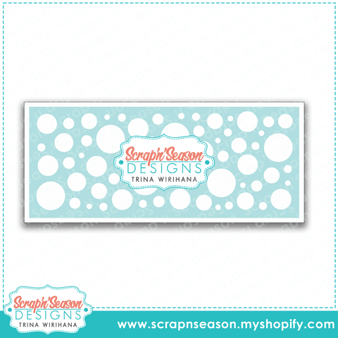 Digital Download - Stencil Slimline - Circles