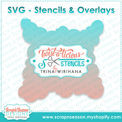 DL - Twist-a-licious Stencil - Cloud 1