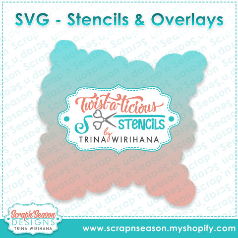 DL - Twist-a-licious Stencil - Cloud 2