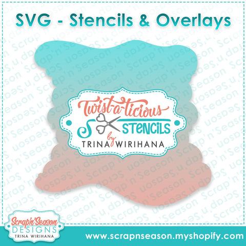 DL - Twist-a-licious Stencil - Cloud 3