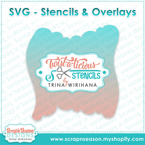 DL - Twist-a-licious Stencil - Cloud 4