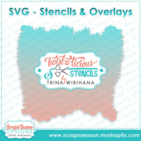 DL - Twist-a-licious Stencil - Grass 3