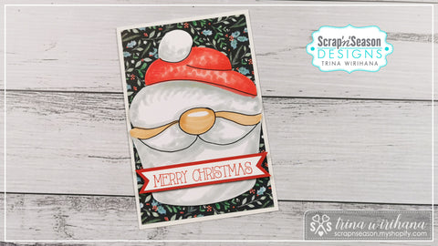 Maker Class Guide - Santa Cupcake Card