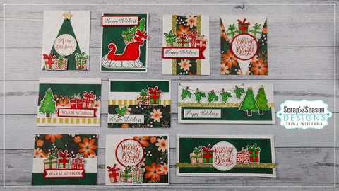 Maker Class Guide - Cedar & Pine 10 Christmas Card Workshop