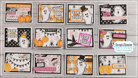 Maker Class - Boo Crew Mini Cards - Part 3