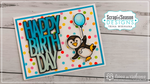 Layered Stencil - Party Confetti - A2 Card