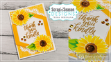 Layered Stencils - Sunflower Trio