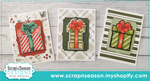 Fancy Fold 119 - Christmas Easel Card - Instructions