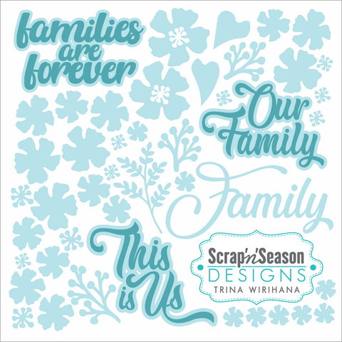 Digital Download - SVG Mini Collection - 20 Page Album Titles