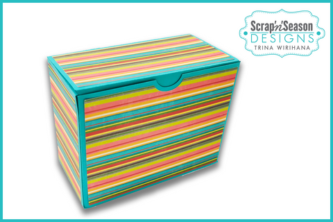Digital Download - SVG - 3D Box - Rectangle 3