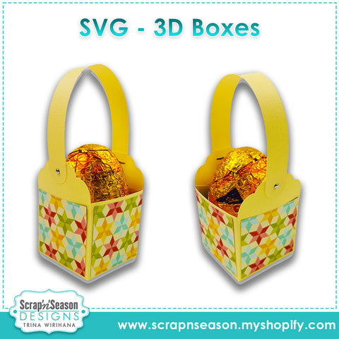 3D Box - Easter Basket 1