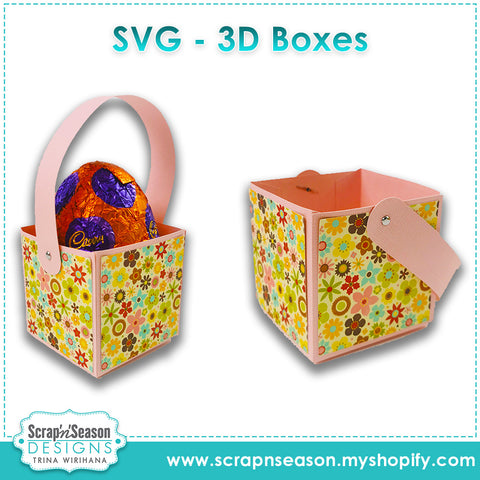 3D Box - Easter Basket 3