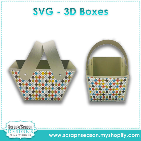 3D Box - Easter Basket 7