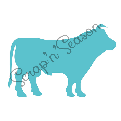 Digital Download - SVG - Bull 1
