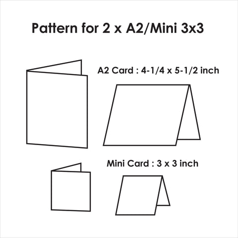 Card 10 - A2, Mini 3 x 3 Card
