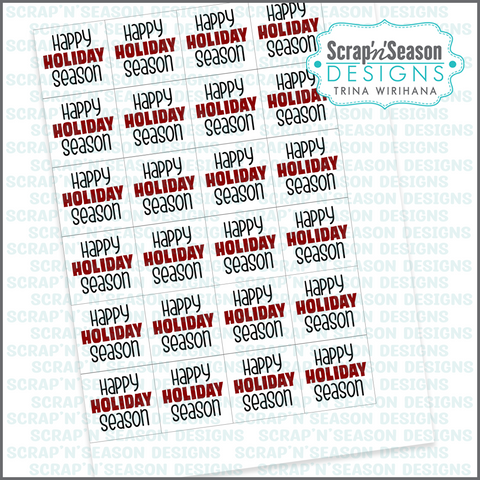 Printable - Card Greetings - Christmas 2