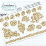 Cut-Apart Sheet - Roses (Sepia)