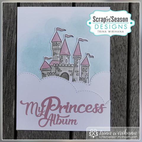 SVG File - Princess Mini Album Titles